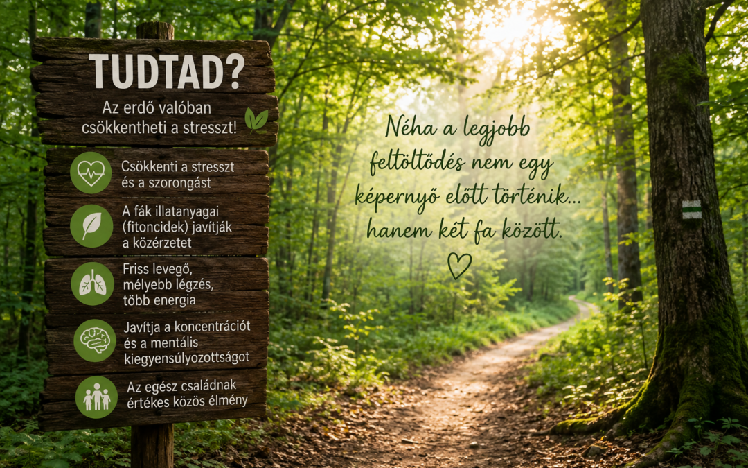 Tudtad? Az erdő valóban csökkentheti a stresszt
